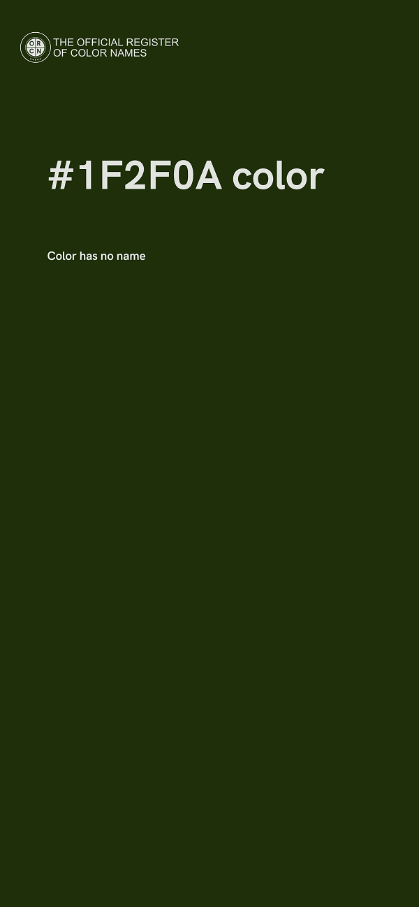 #1F2F0A color image
