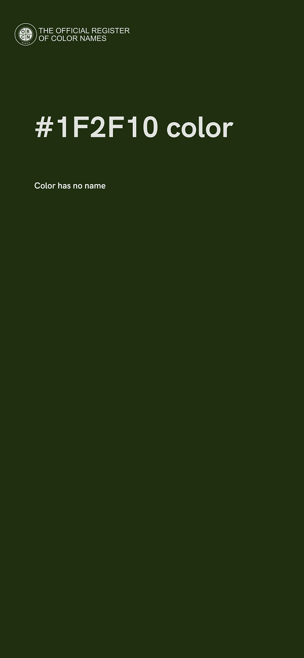 #1F2F10 color image