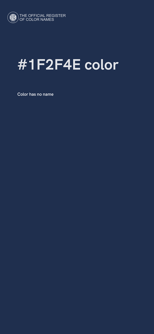 #1F2F4E color image