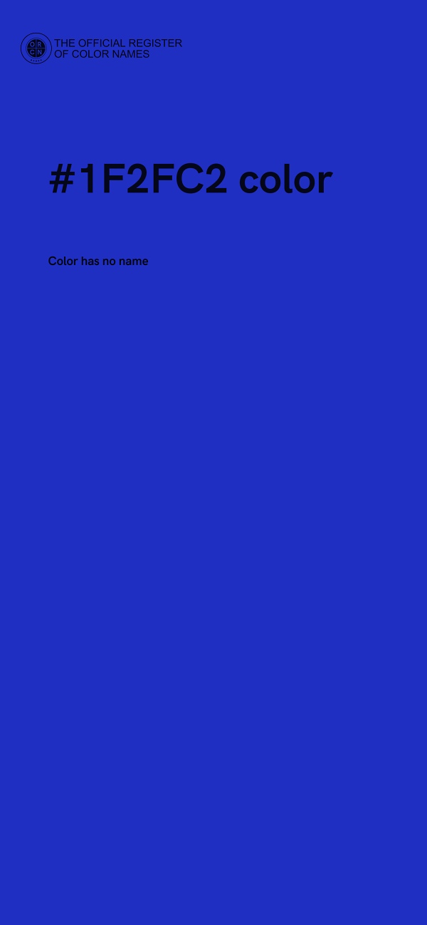 #1F2FC2 color image