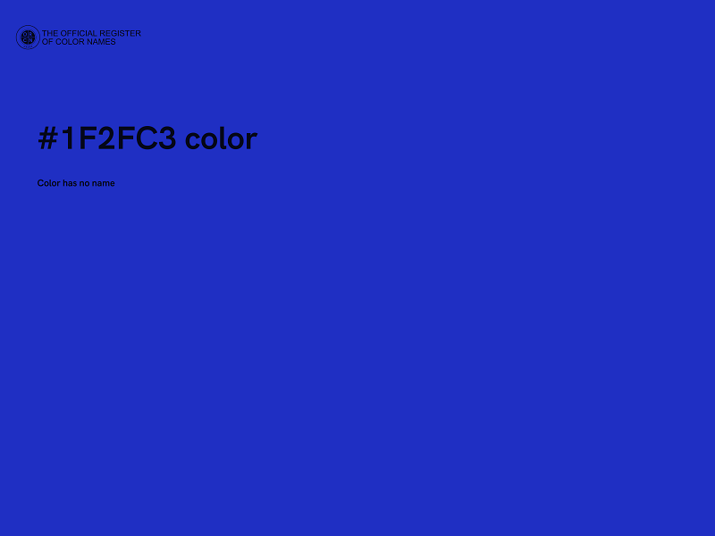 #1F2FC3 color image