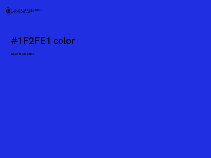 #1F2FE1 color image