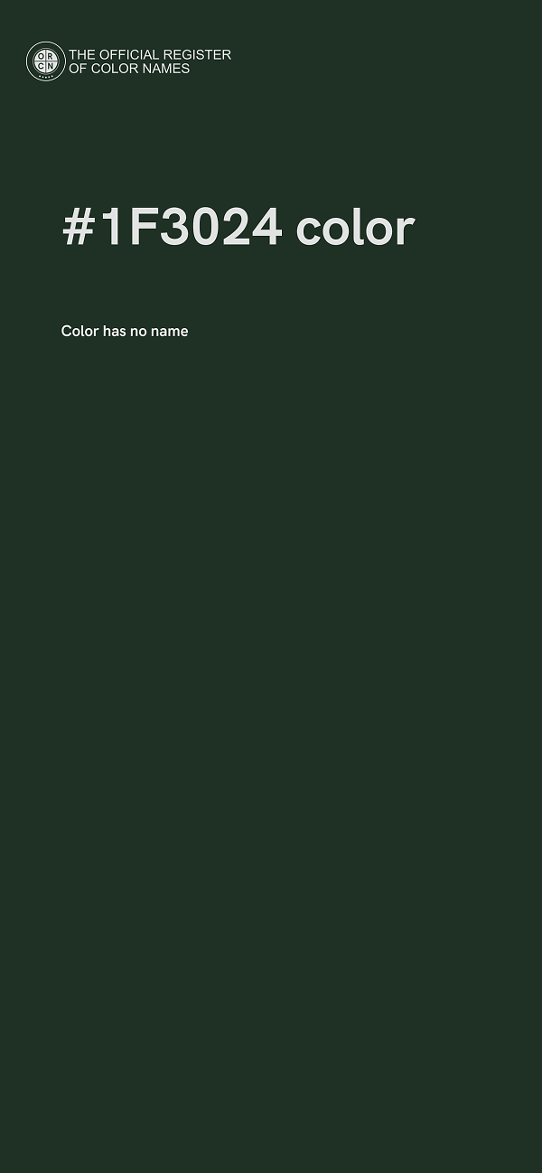 #1F3024 color image
