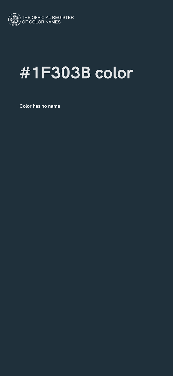 #1F303B color image