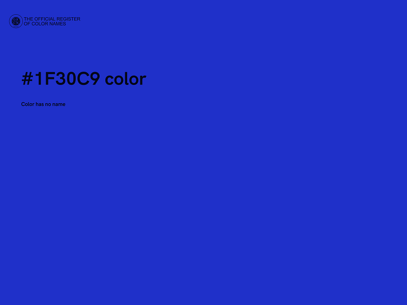 #1F30C9 color image