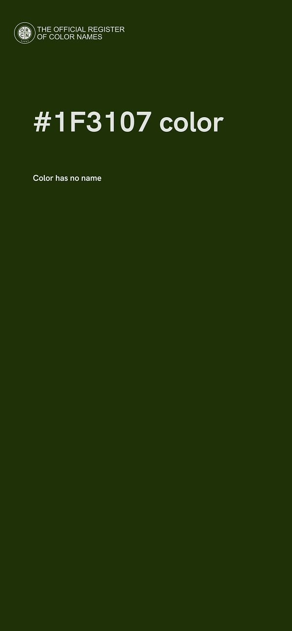 #1F3107 color image