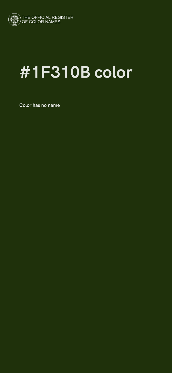 #1F310B color image