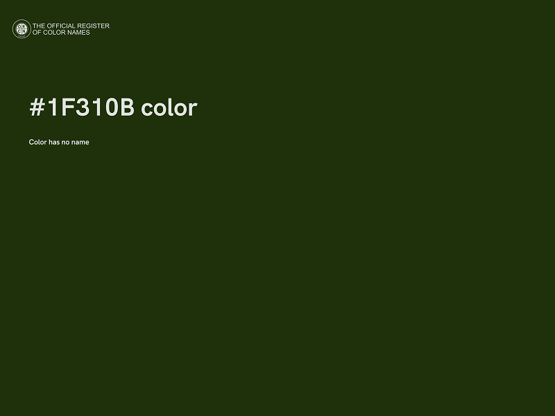 #1F310B color image