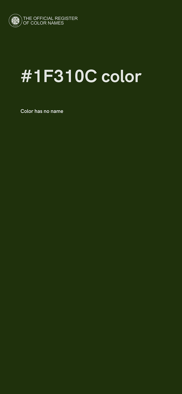 #1F310C color image
