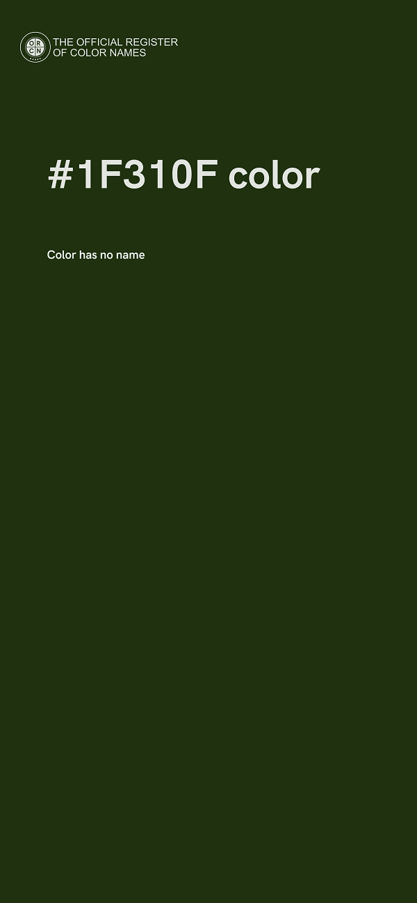 #1F310F color image