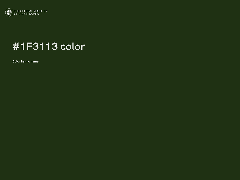 #1F3113 color image