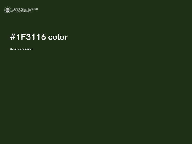 #1F3116 color image