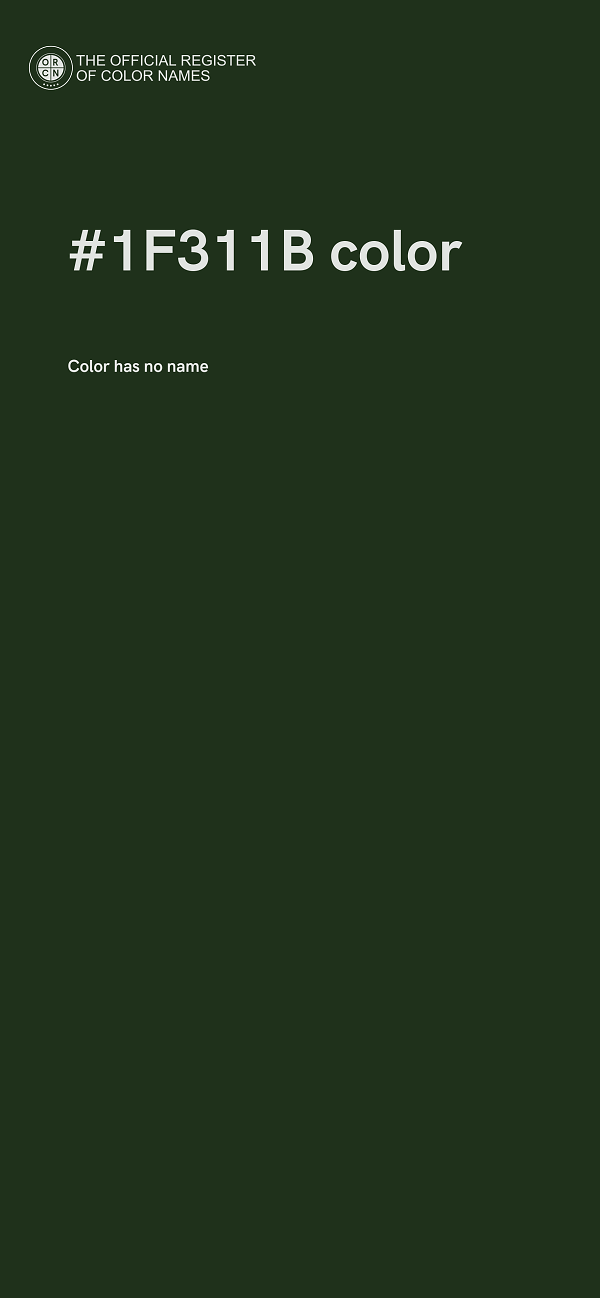 #1F311B color image