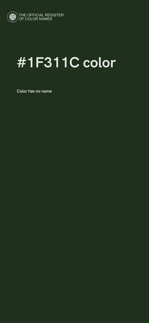 #1F311C color image