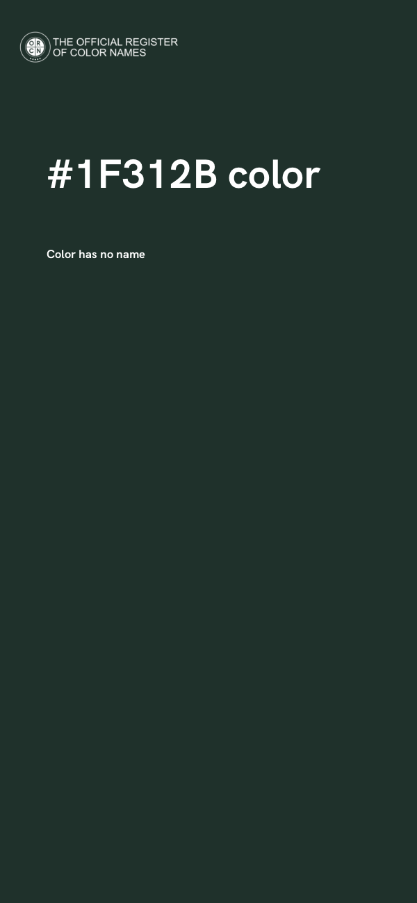 #1F312B color image