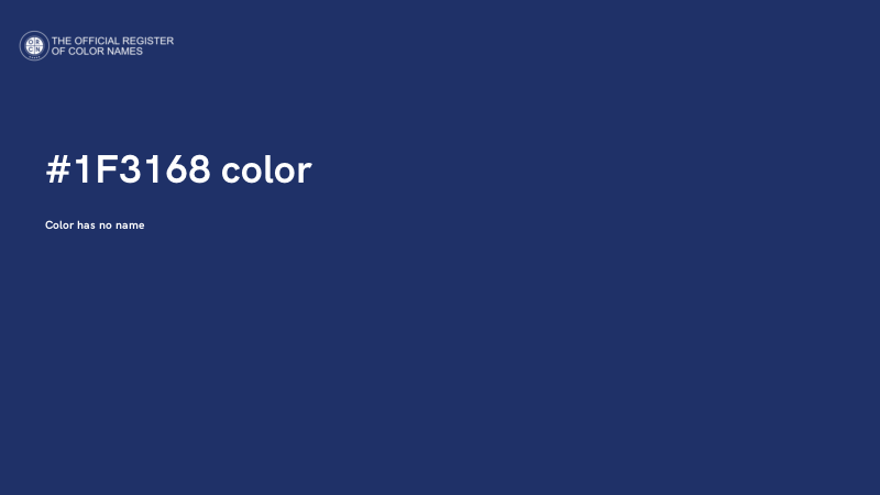 #1F3168 color image