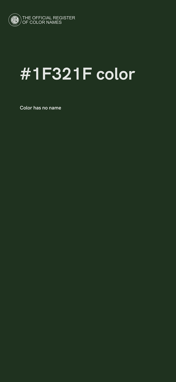 #1F321F color image