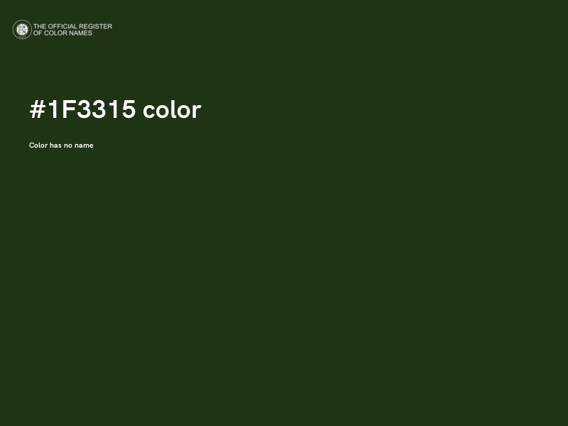 #1F3315 color image