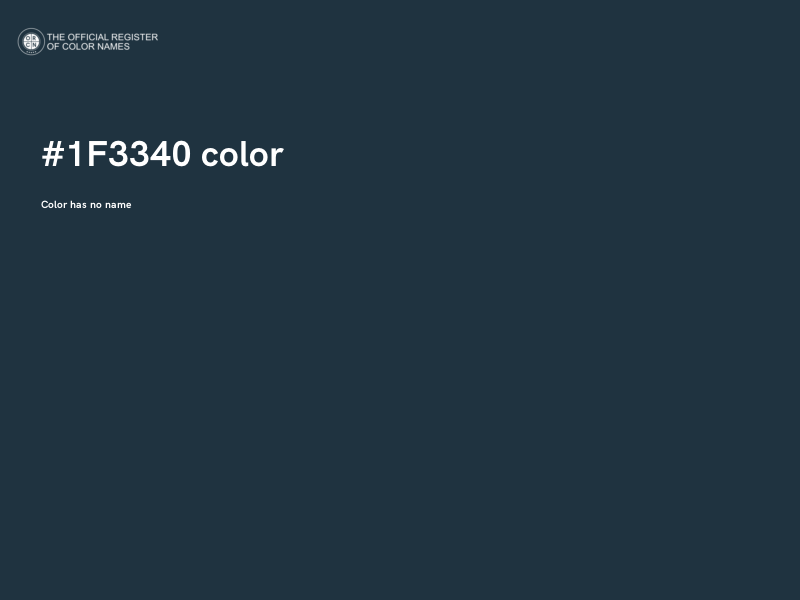 #1F3340 color image