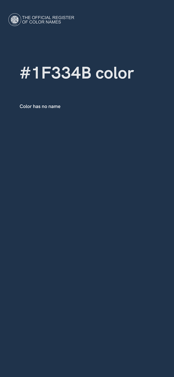 #1F334B color image
