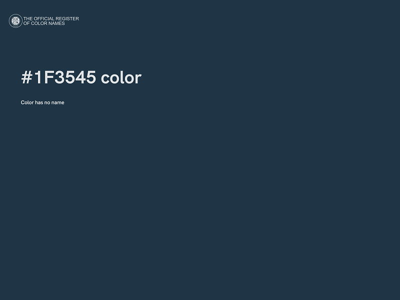 #1F3545 color image