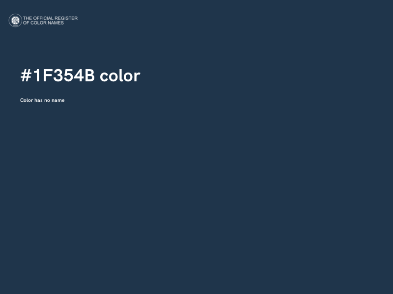 #1F354B color image