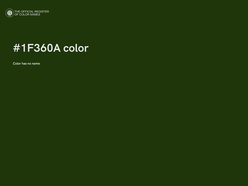 #1F360A color image