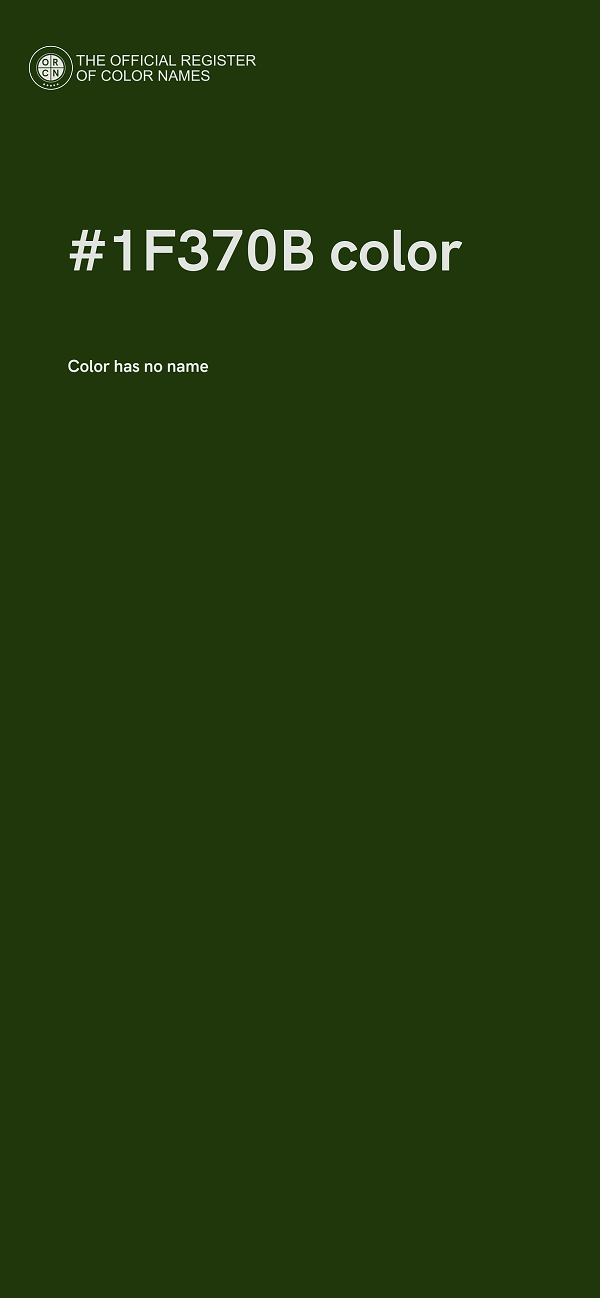 #1F370B color image