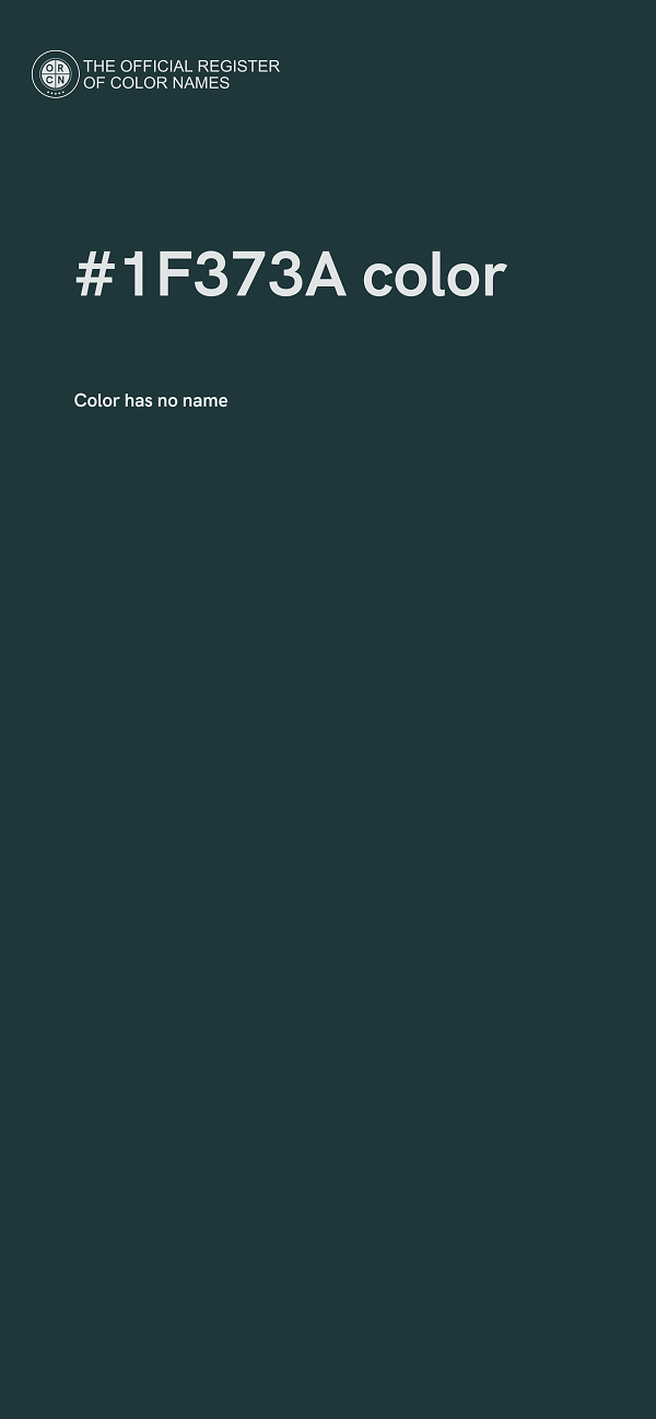 #1F373A color image