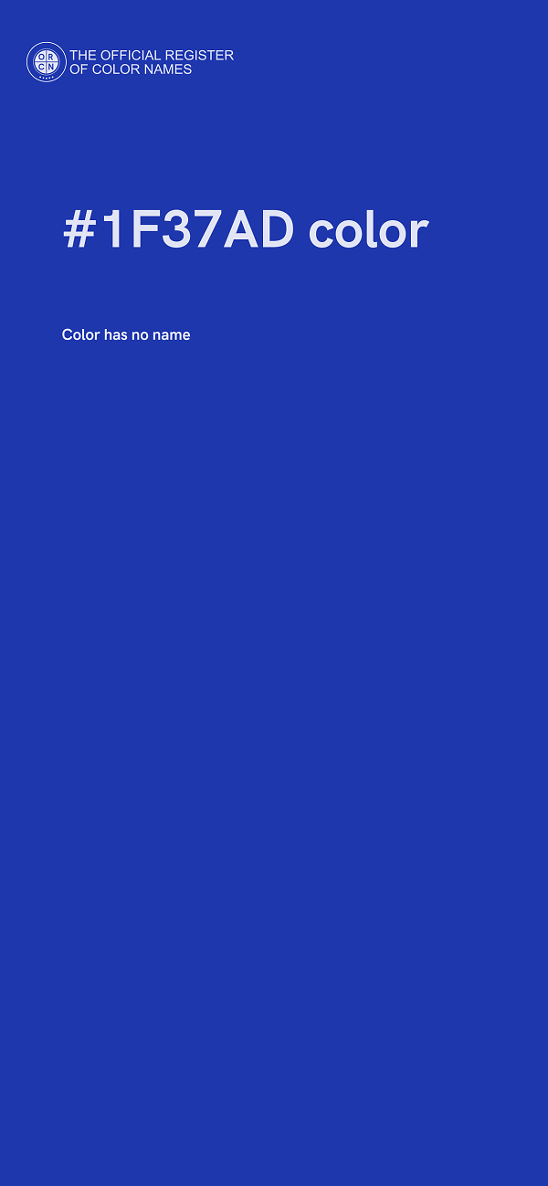 #1F37AD color image
