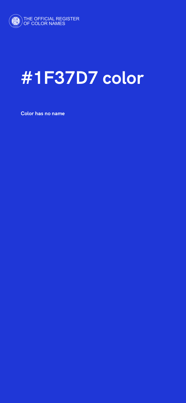 #1F37D7 color image