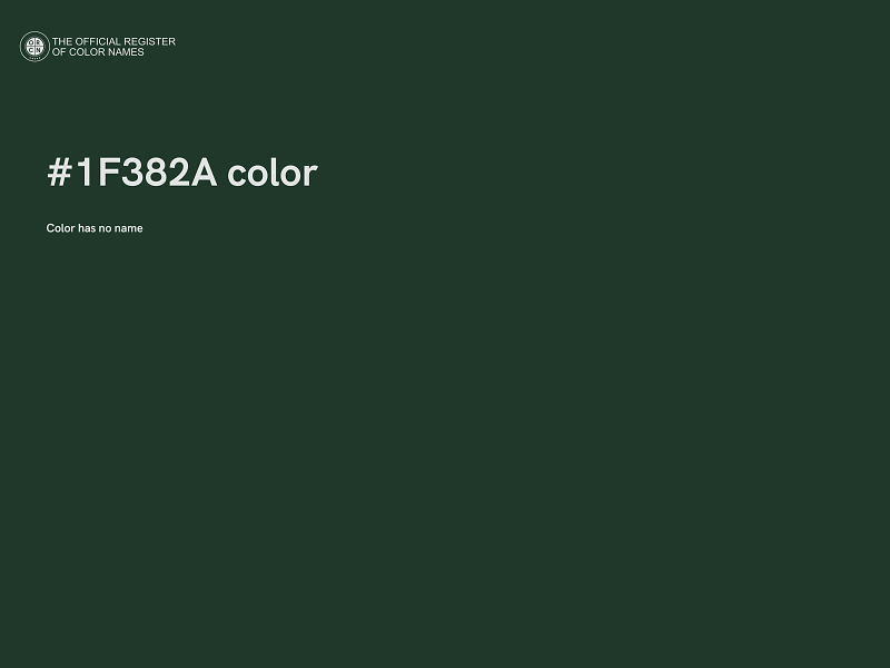 #1F382A color image