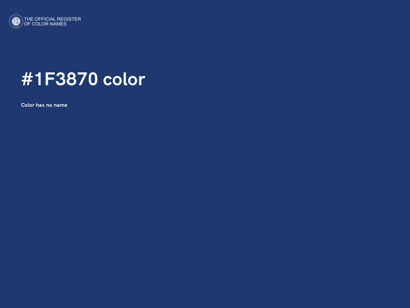 #1F3870 color image