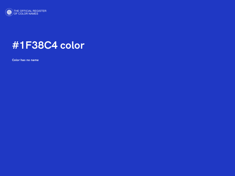 #1F38C4 color image