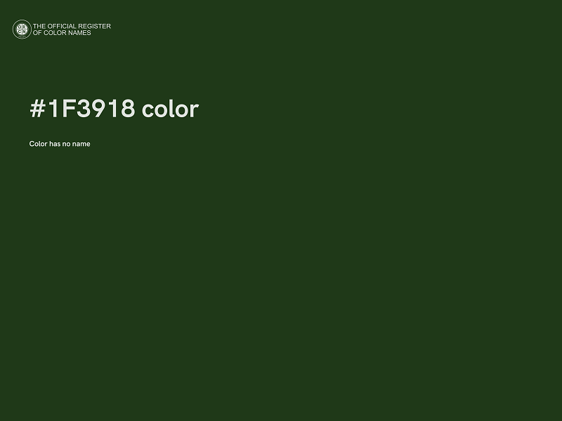 #1F3918 color image