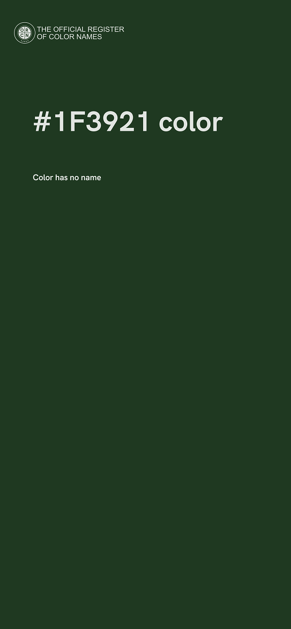 #1F3921 color image