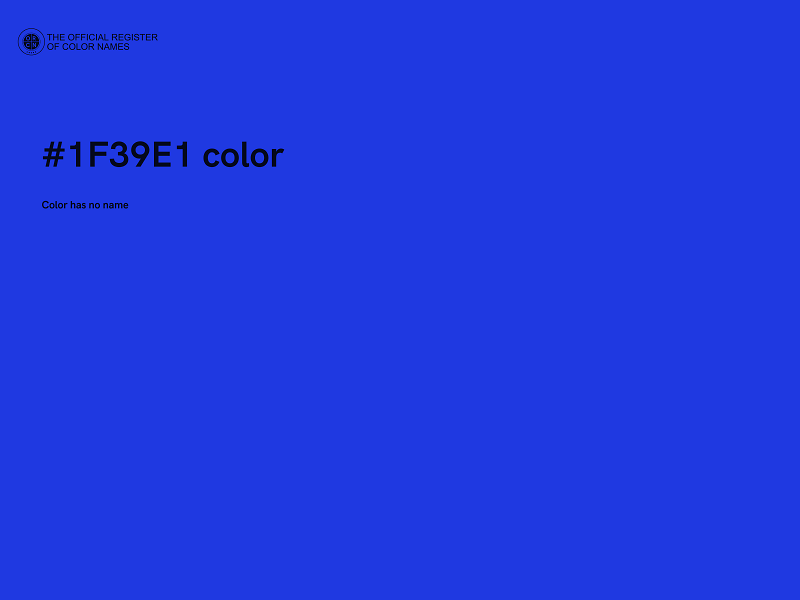 #1F39E1 color image