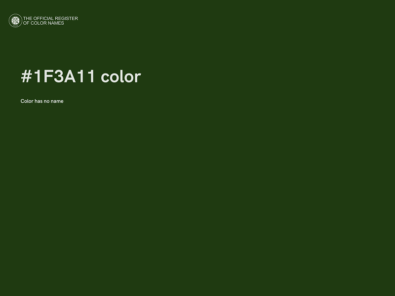 #1F3A11 color image