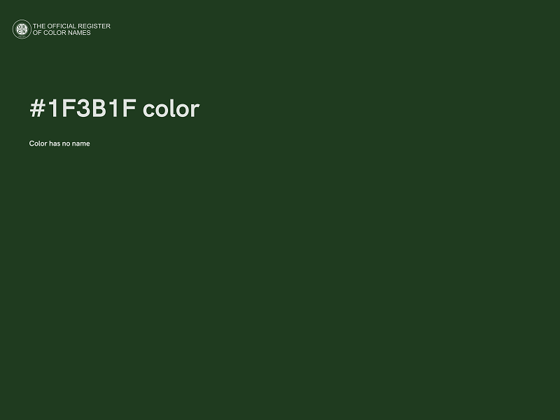 #1F3B1F color image