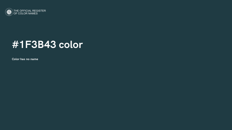 #1F3B43 color image