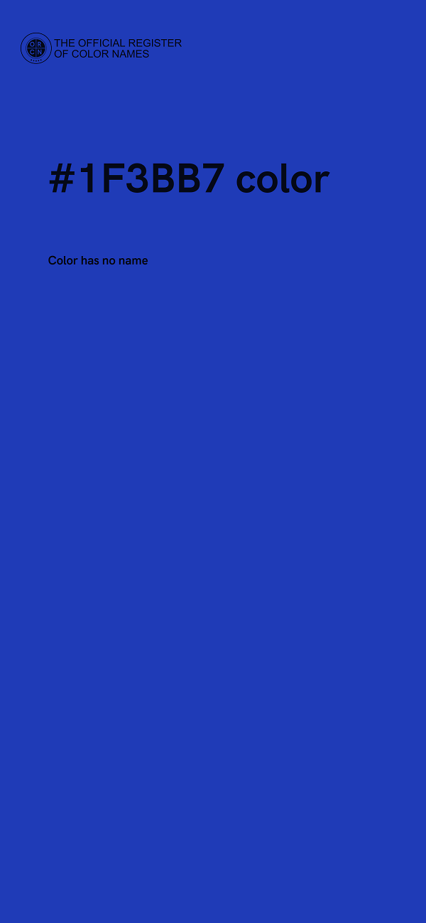 #1F3BB7 color image