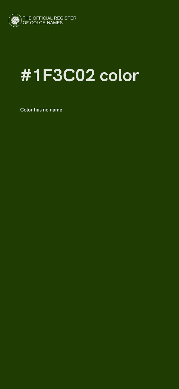 #1F3C02 color image