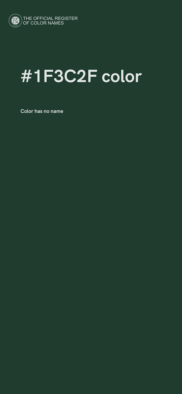 #1F3C2F color image
