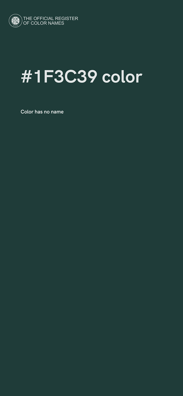 #1F3C39 color image