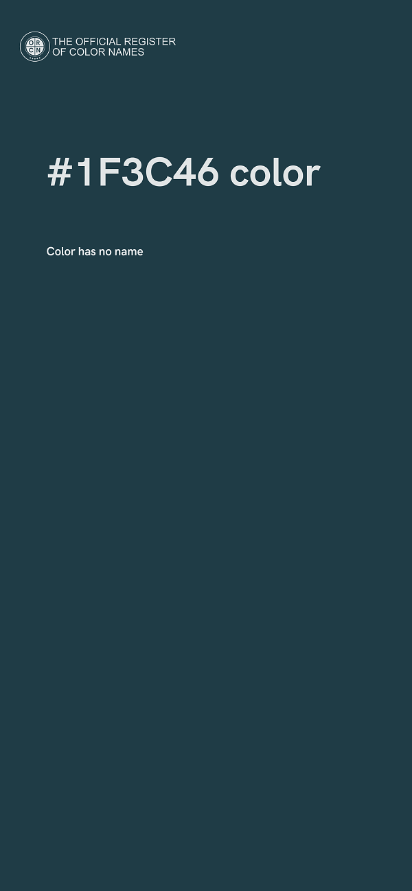 #1F3C46 color image