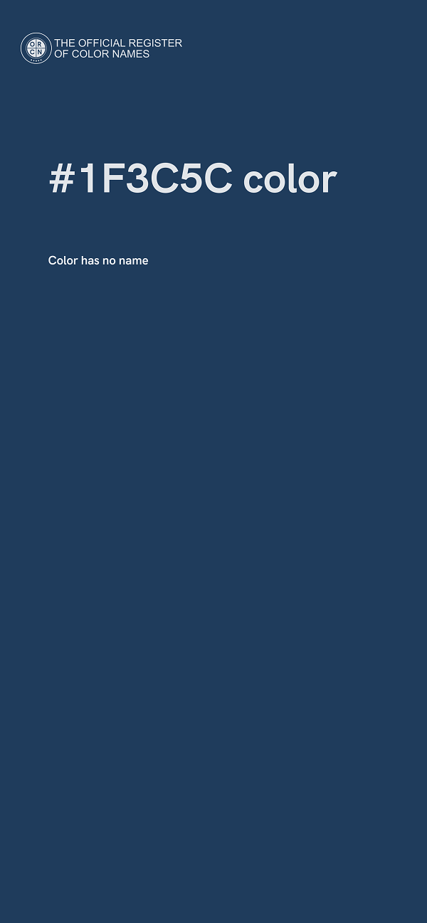 #1F3C5C color image
