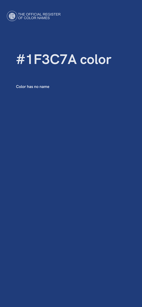#1F3C7A color image