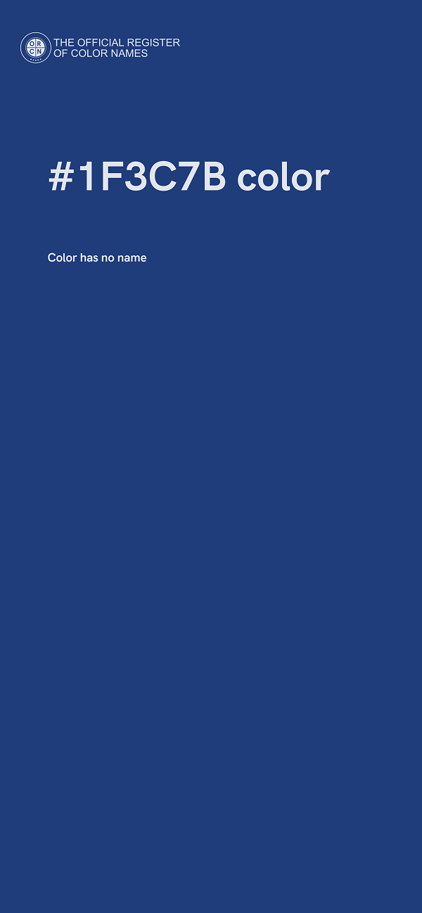 #1F3C7B color image