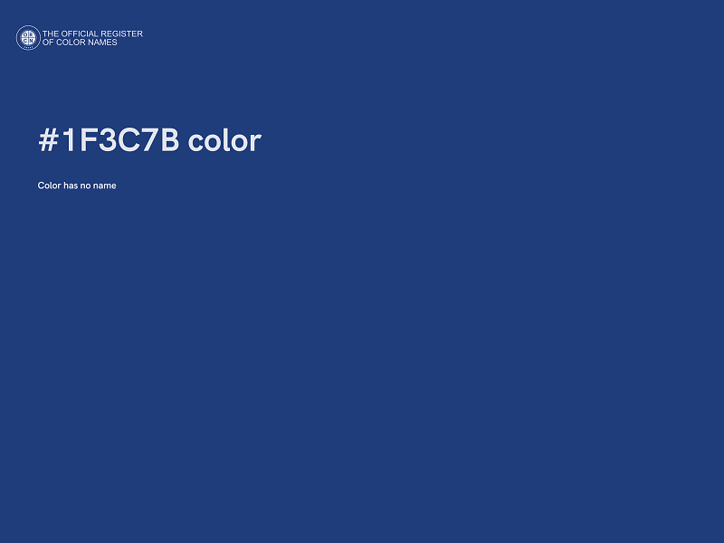 #1F3C7B color image