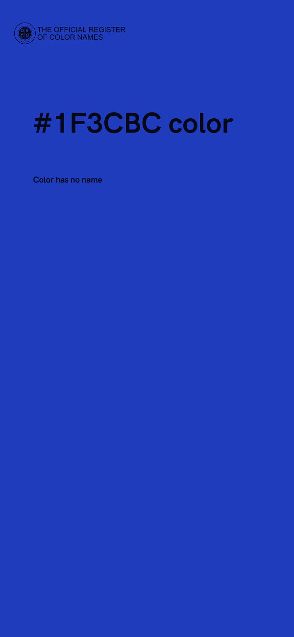 #1F3CBC color image
